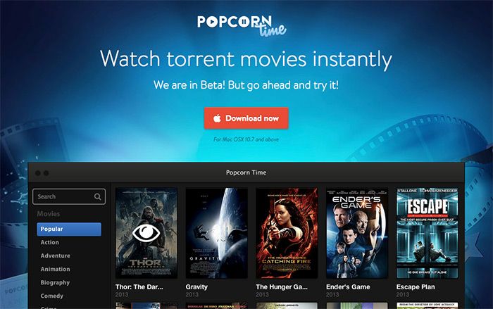 Popcorn Time – Zakázané ovocie láka najviac!