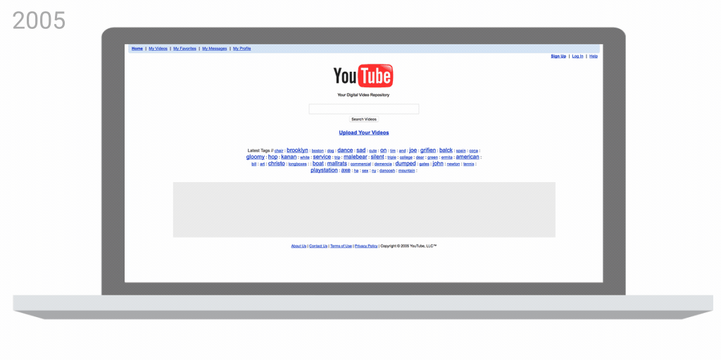 Youtube desktop roky